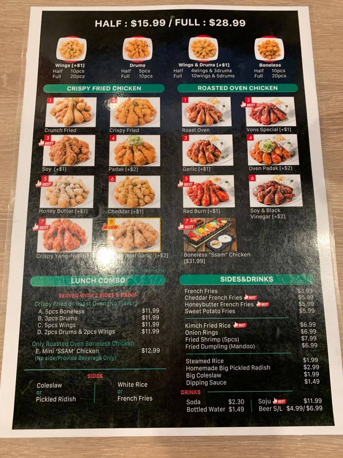 Menu 4