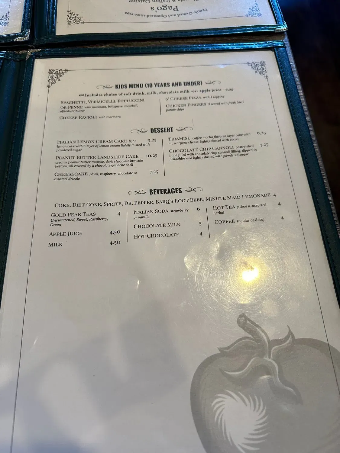 Menu 4