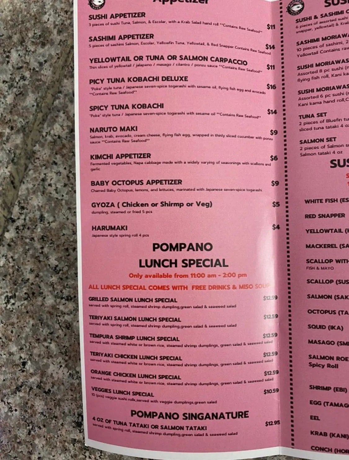 Menu 6