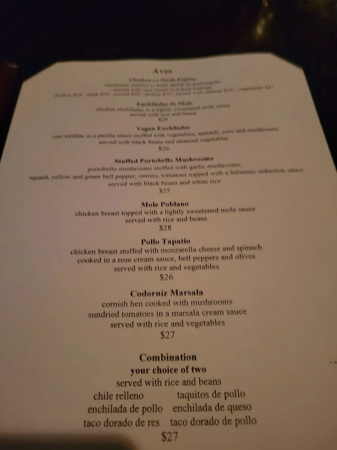 Menu 2