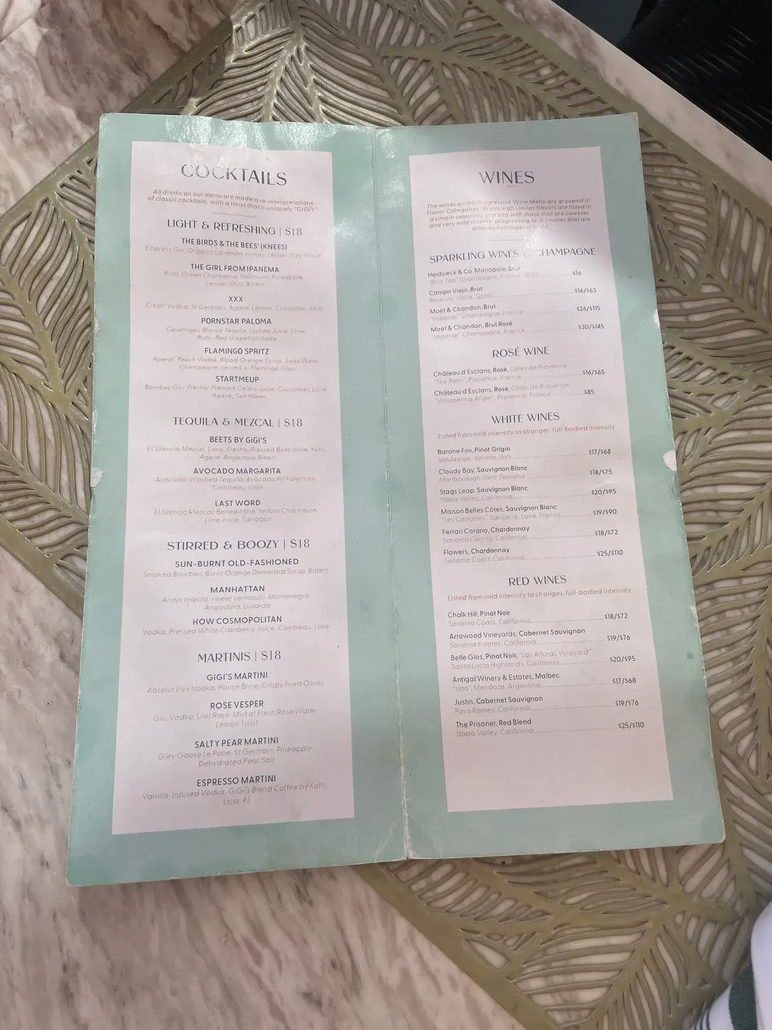 Menu 5