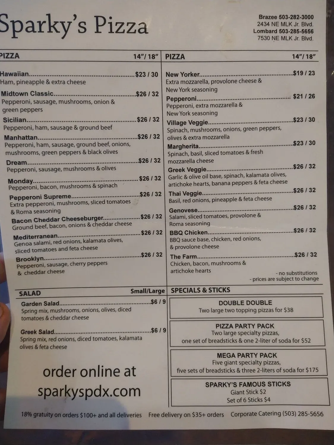 Menu 2