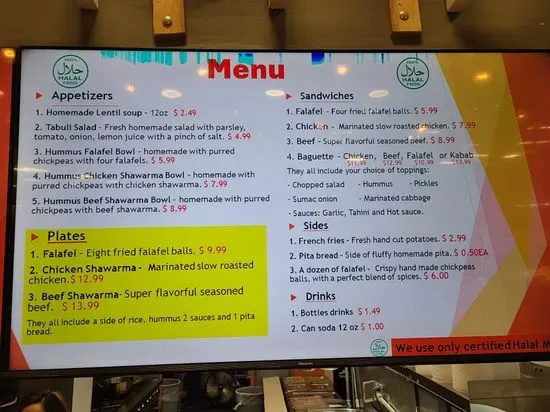 Menu 3