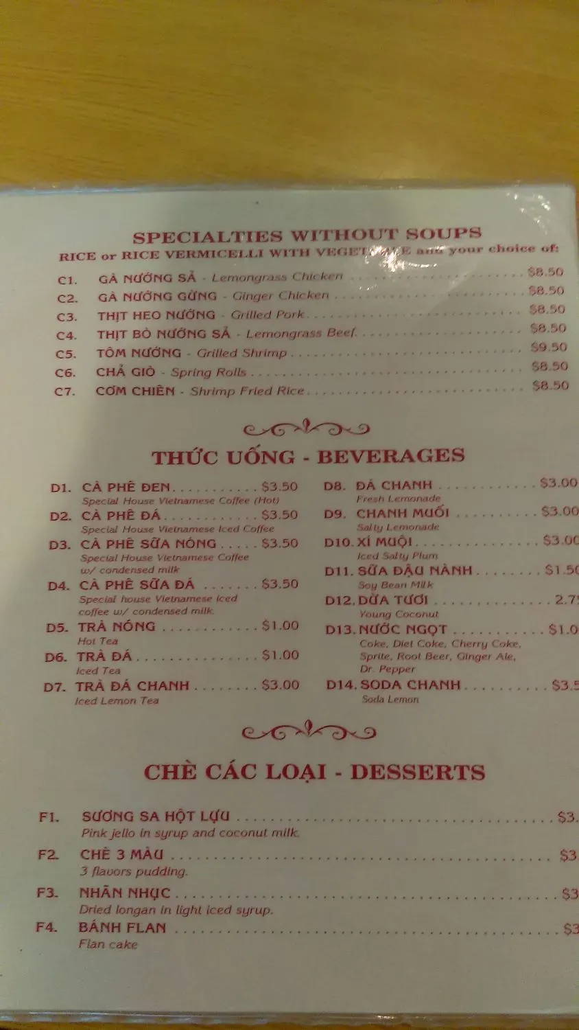 Menu 2