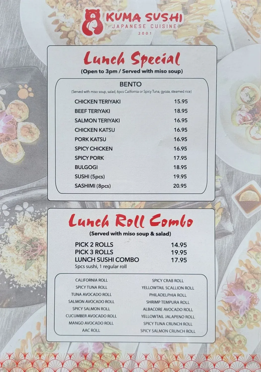 Menu 3