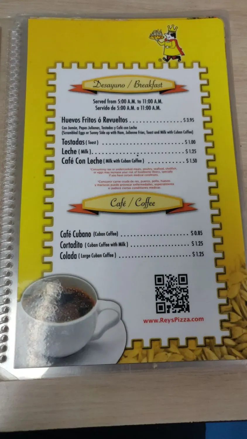 Menu 5