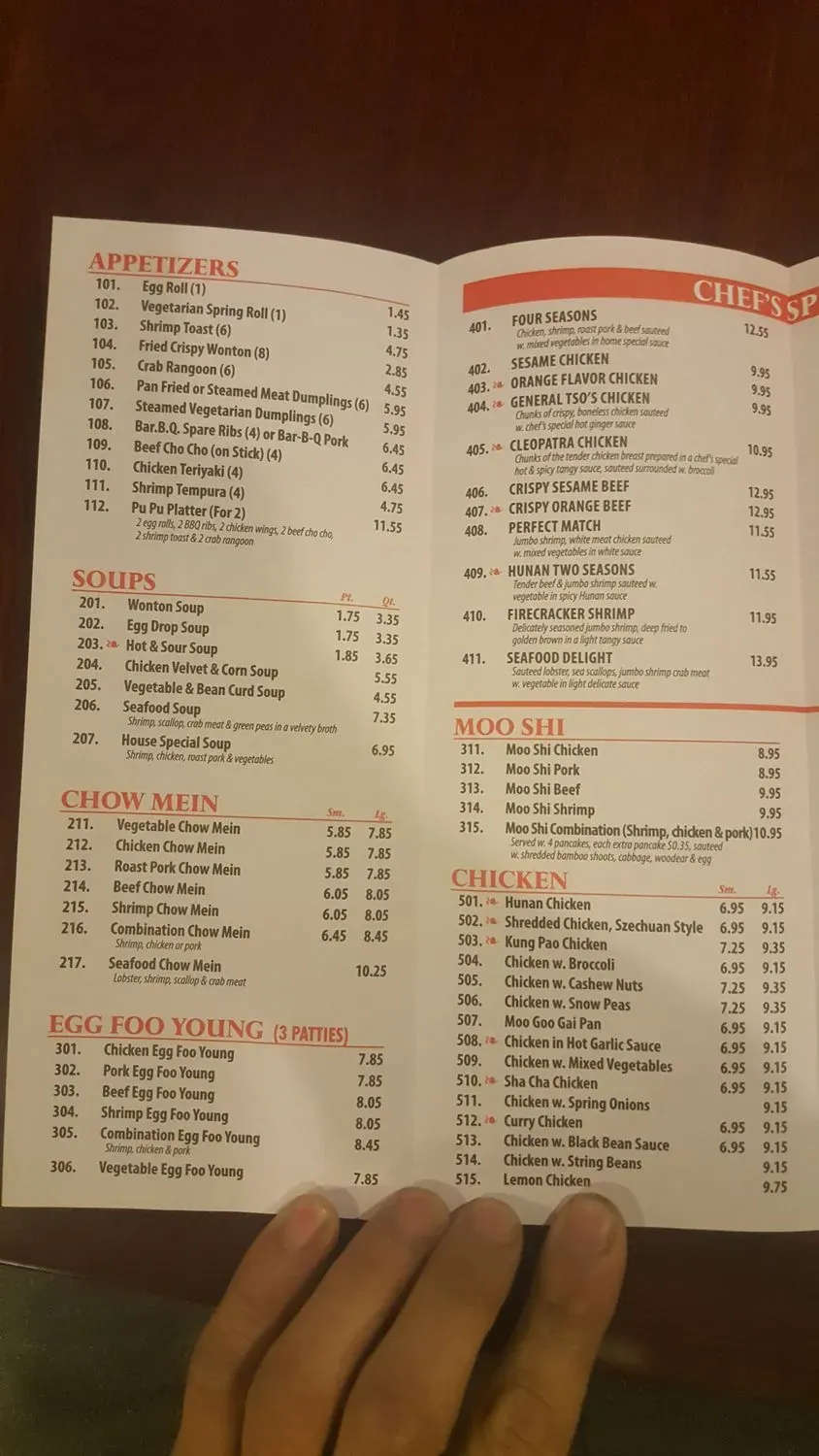 Menu 5