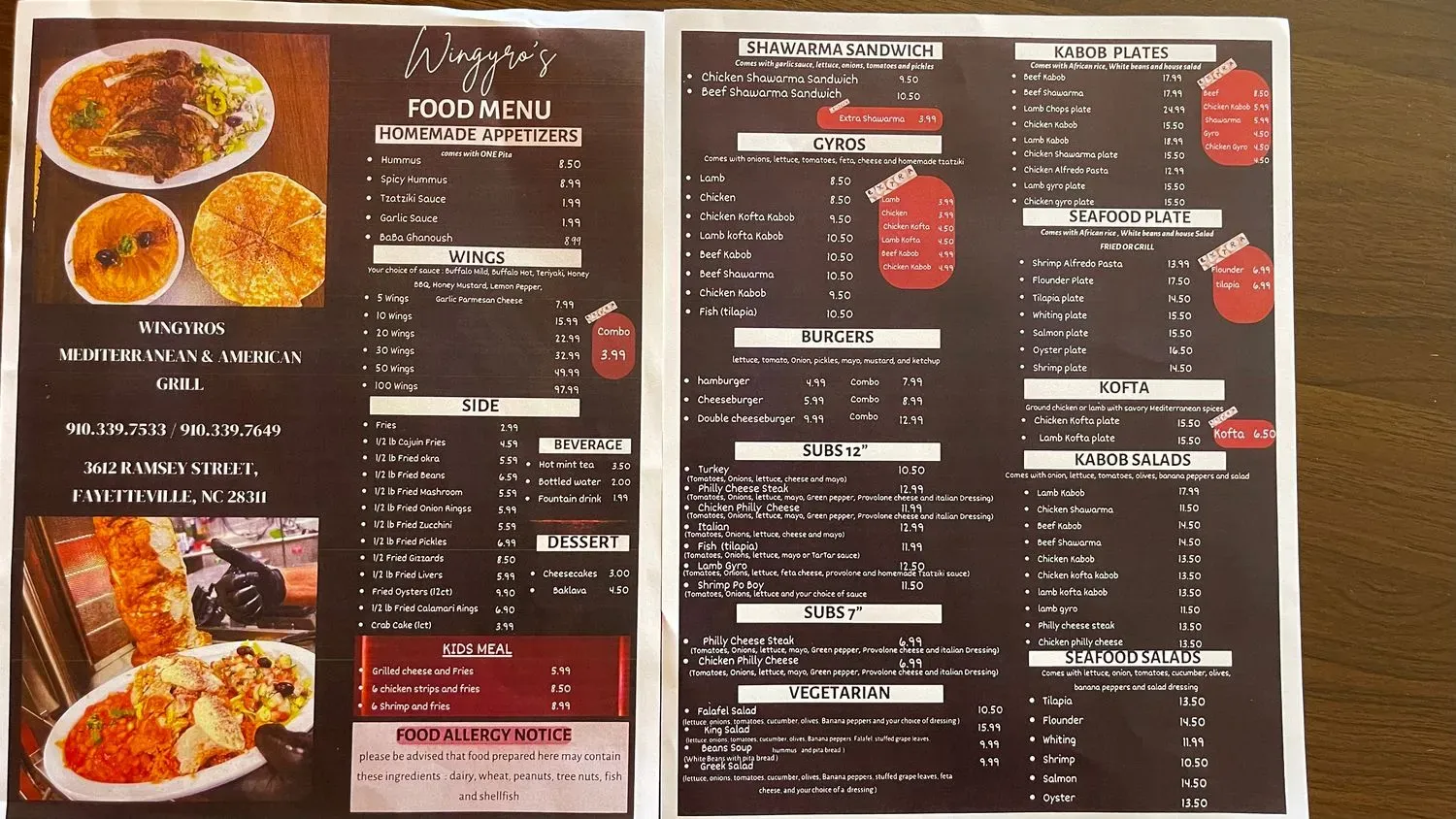 Menu 2