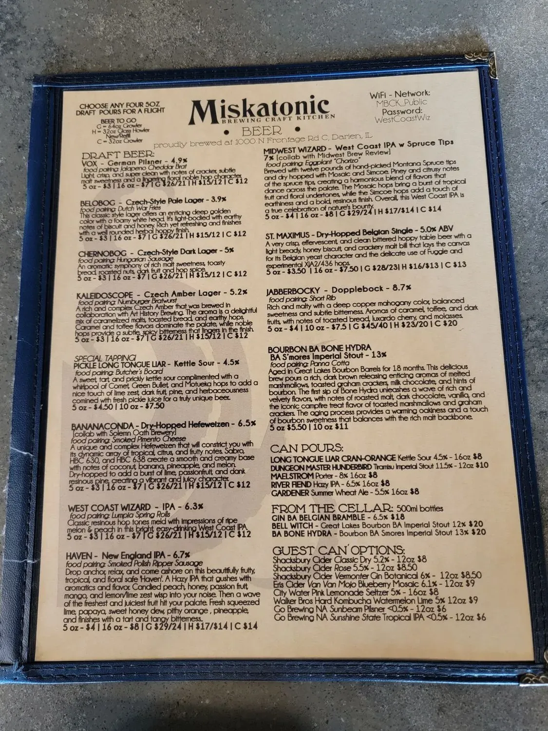 Menu 4