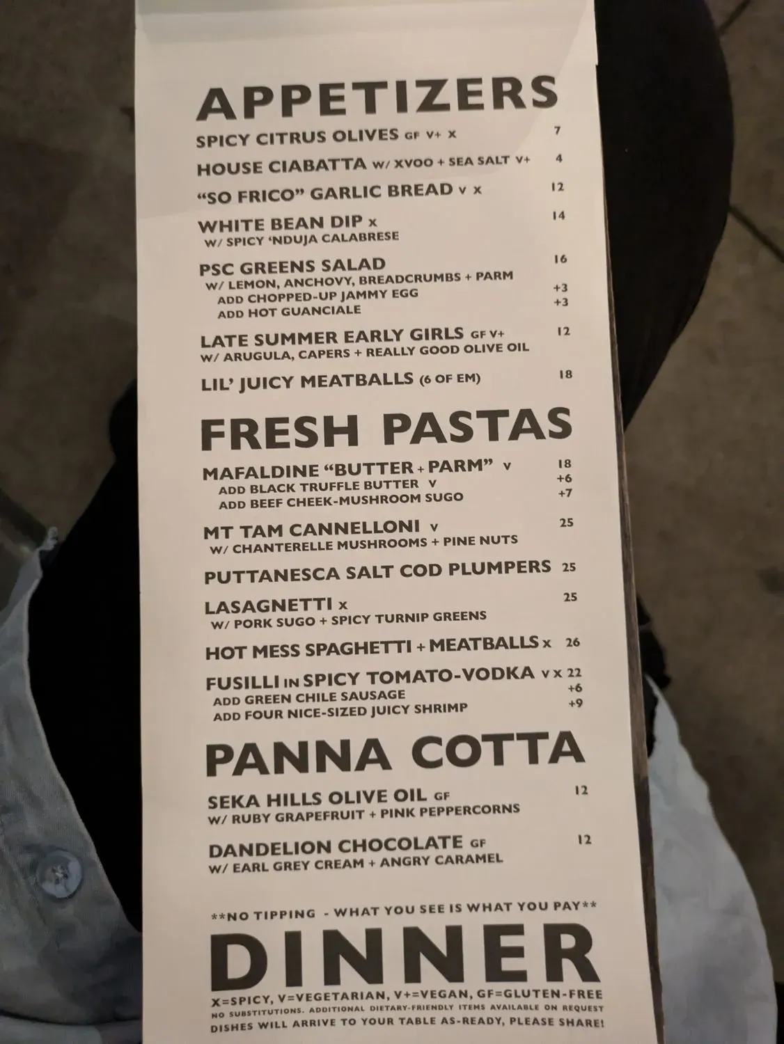 Menu 4