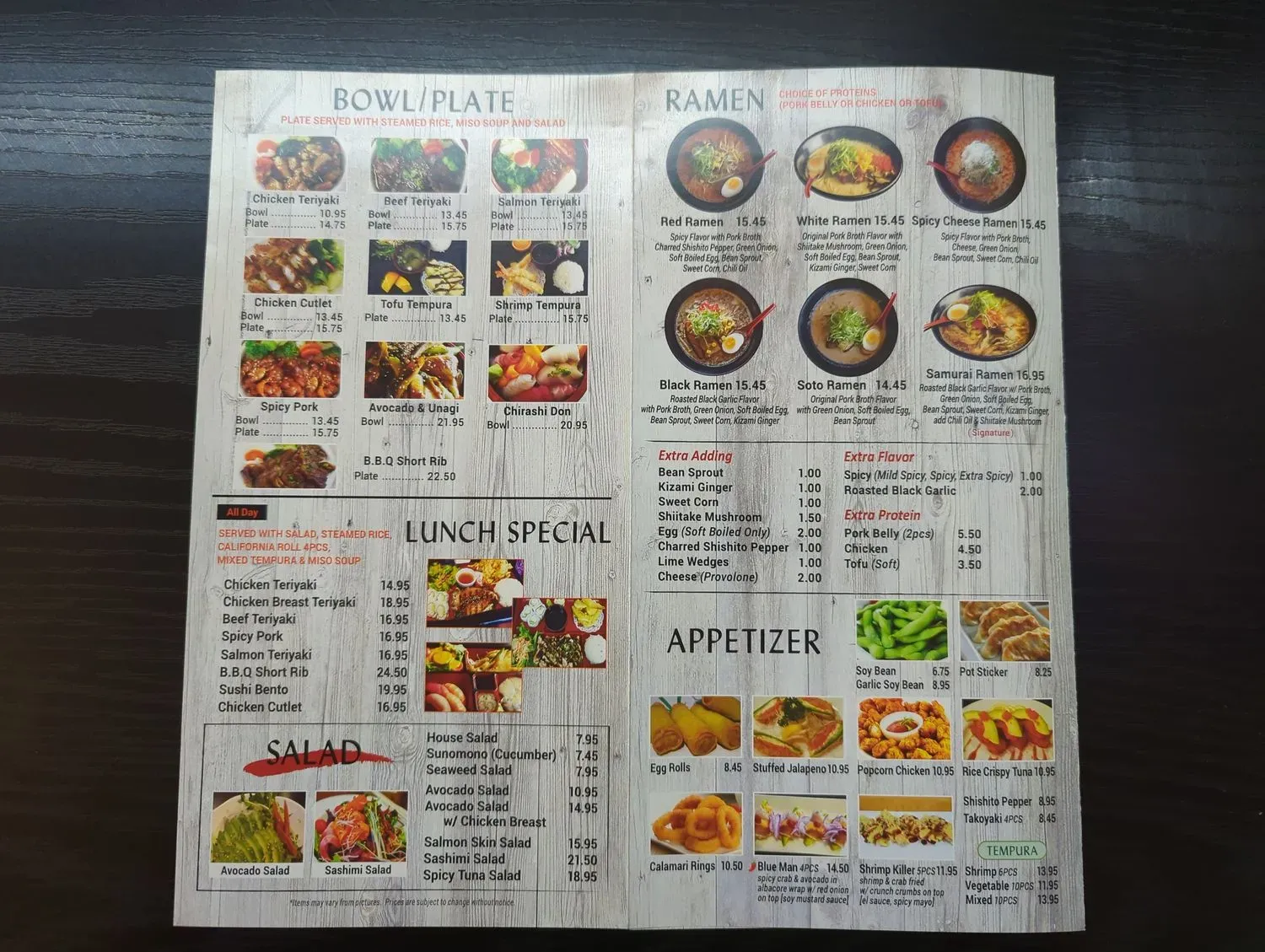 Menu 3