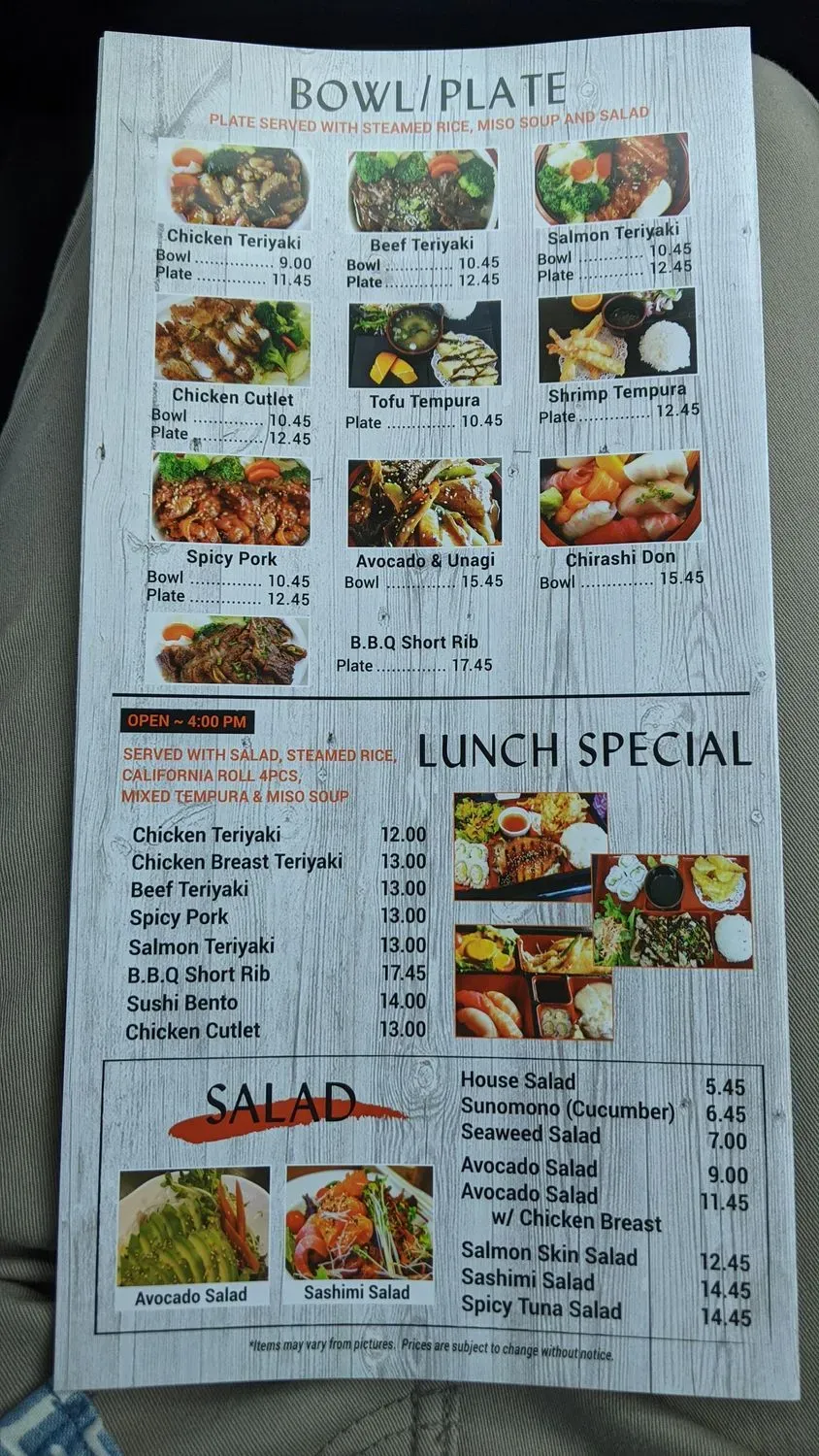 Menu 2