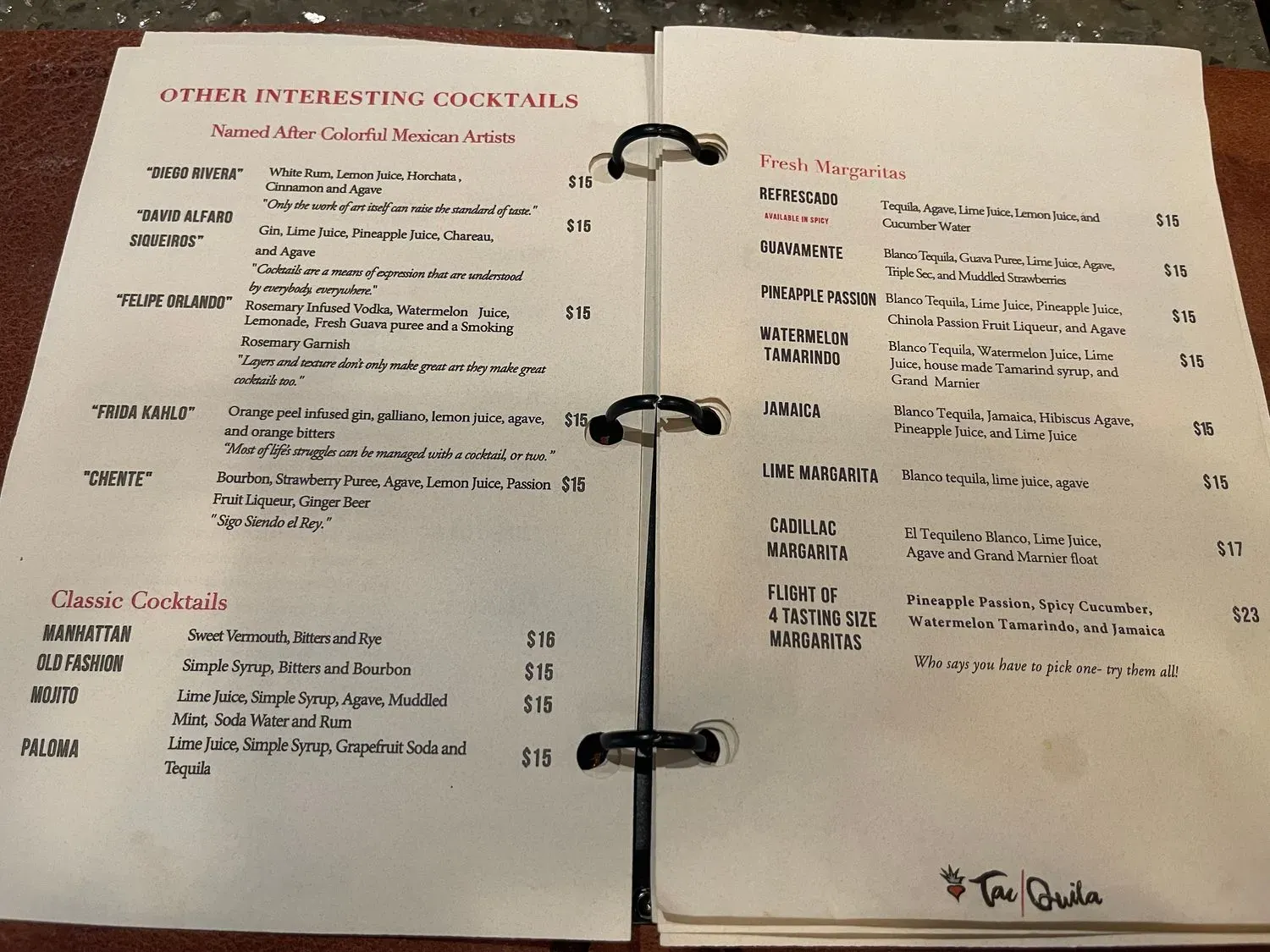 Menu 5