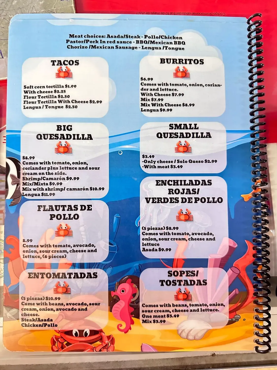 Menu 2