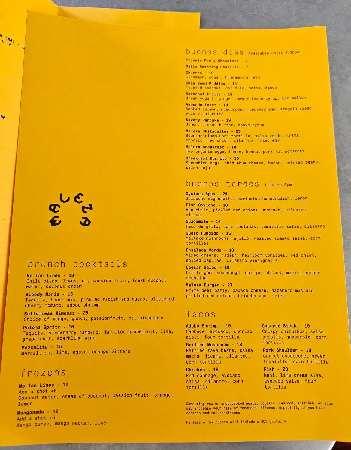 Menu 3