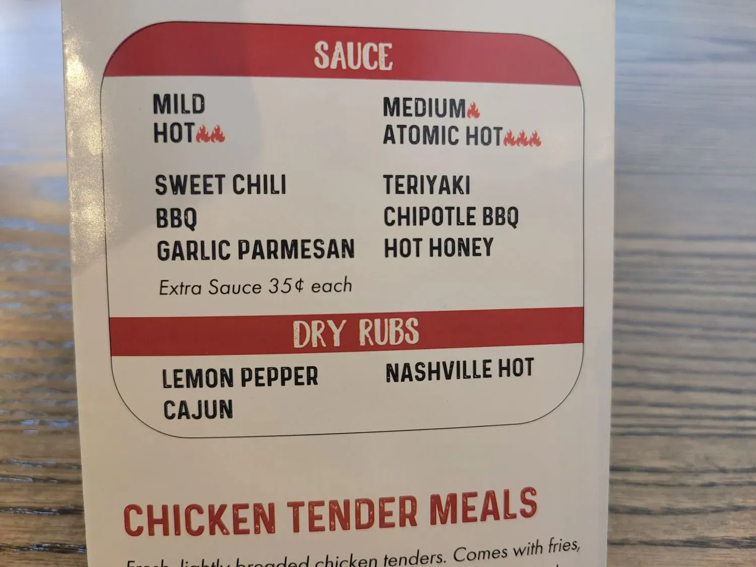 Menu 5