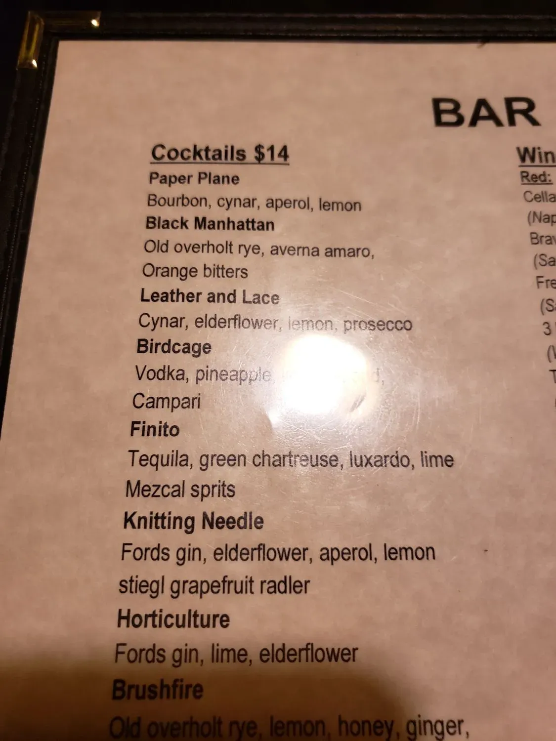 Menu 5