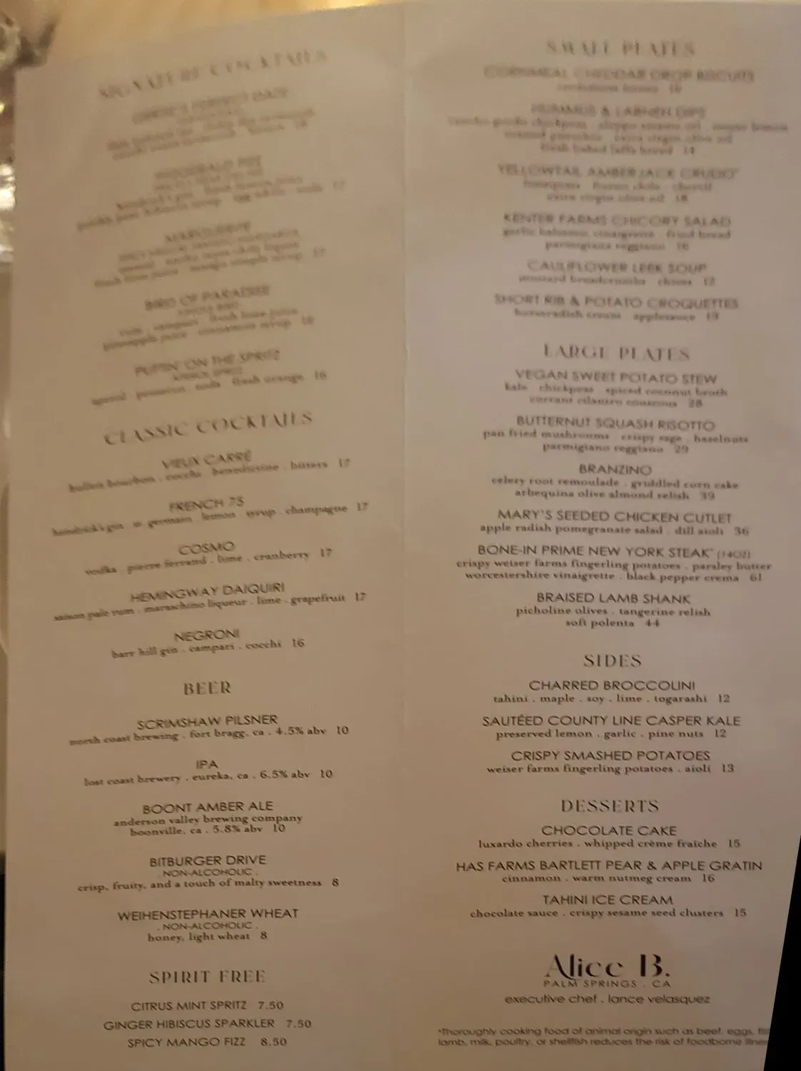 Menu 5