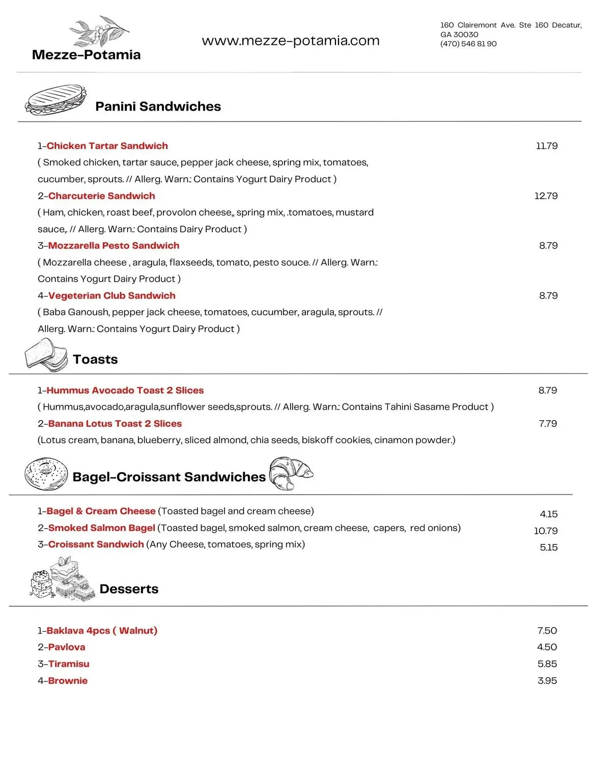 Menu 3