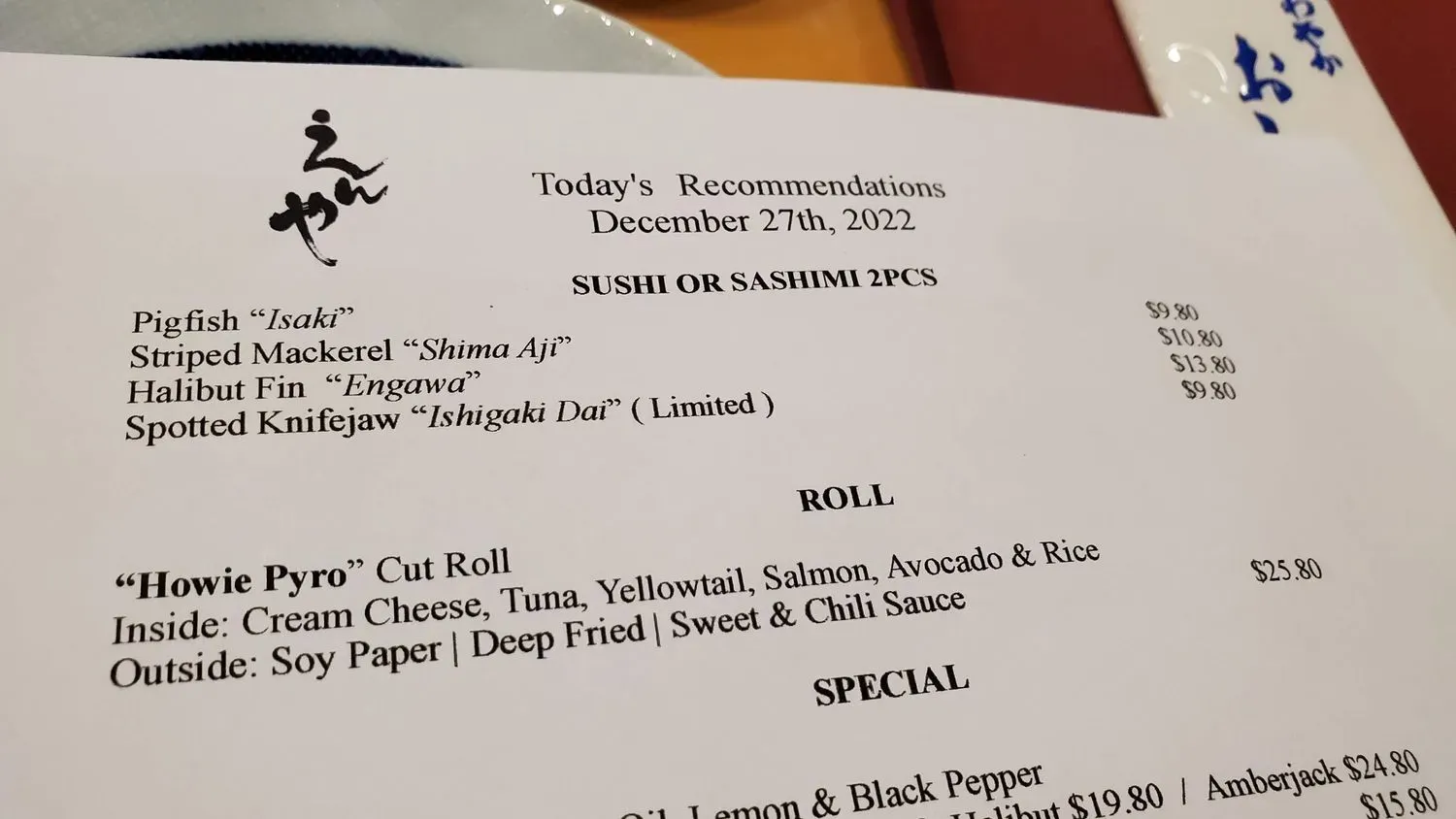 Menu 4