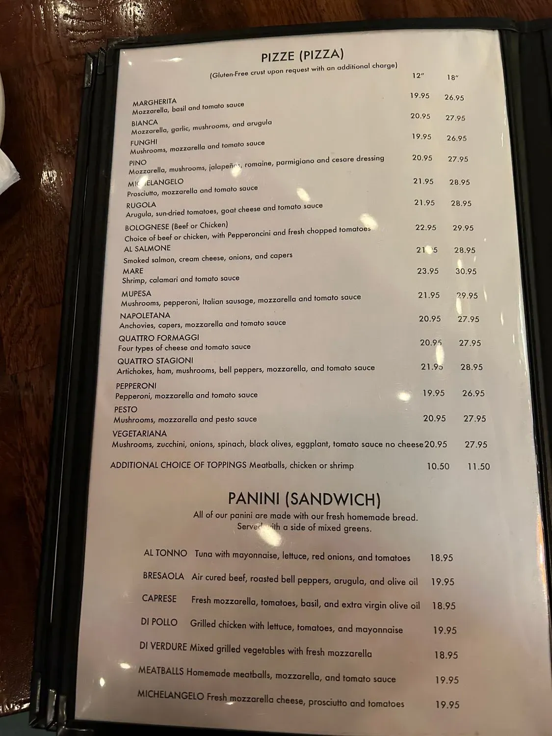 Menu 5