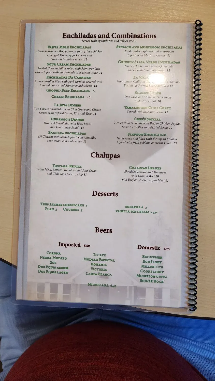 Menu 5