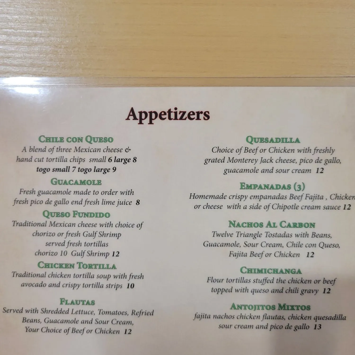 Menu 4