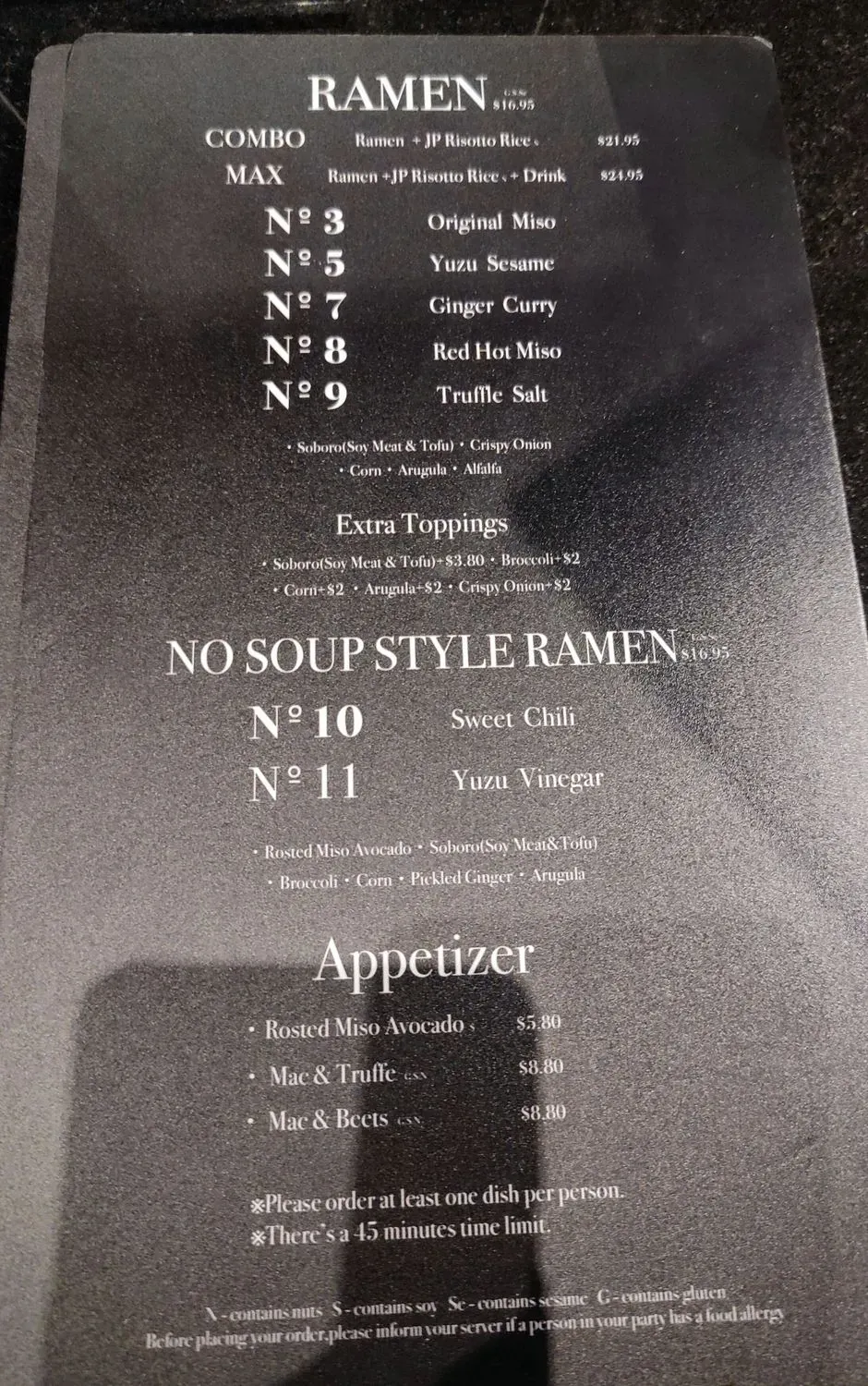 Menu 2