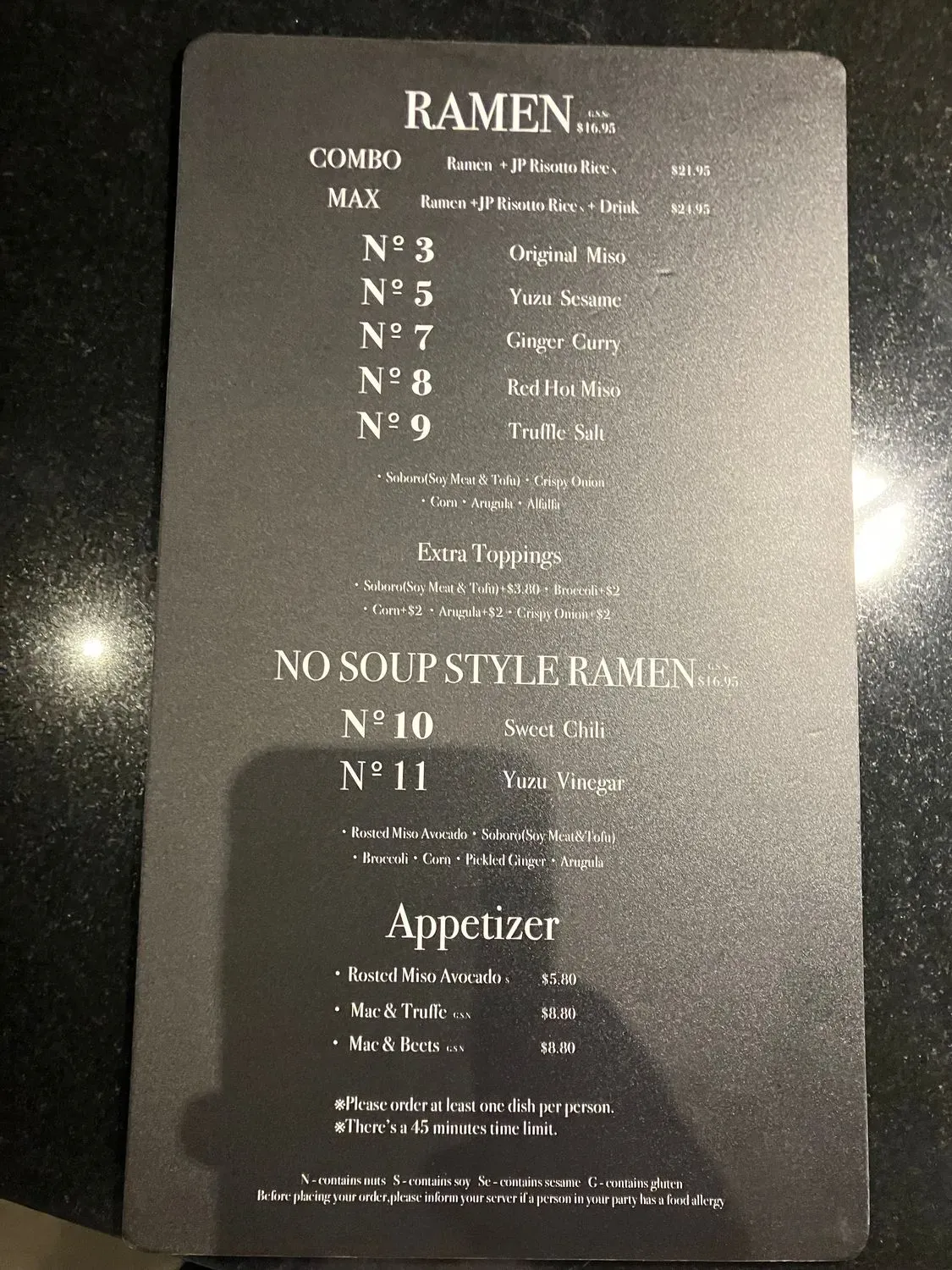 Menu 3