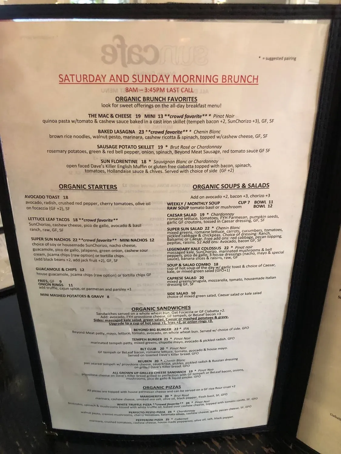 Menu 6