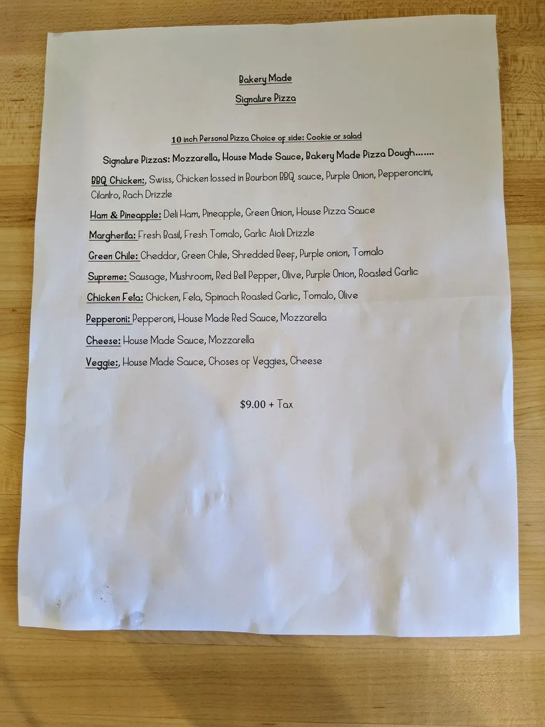 Menu 4