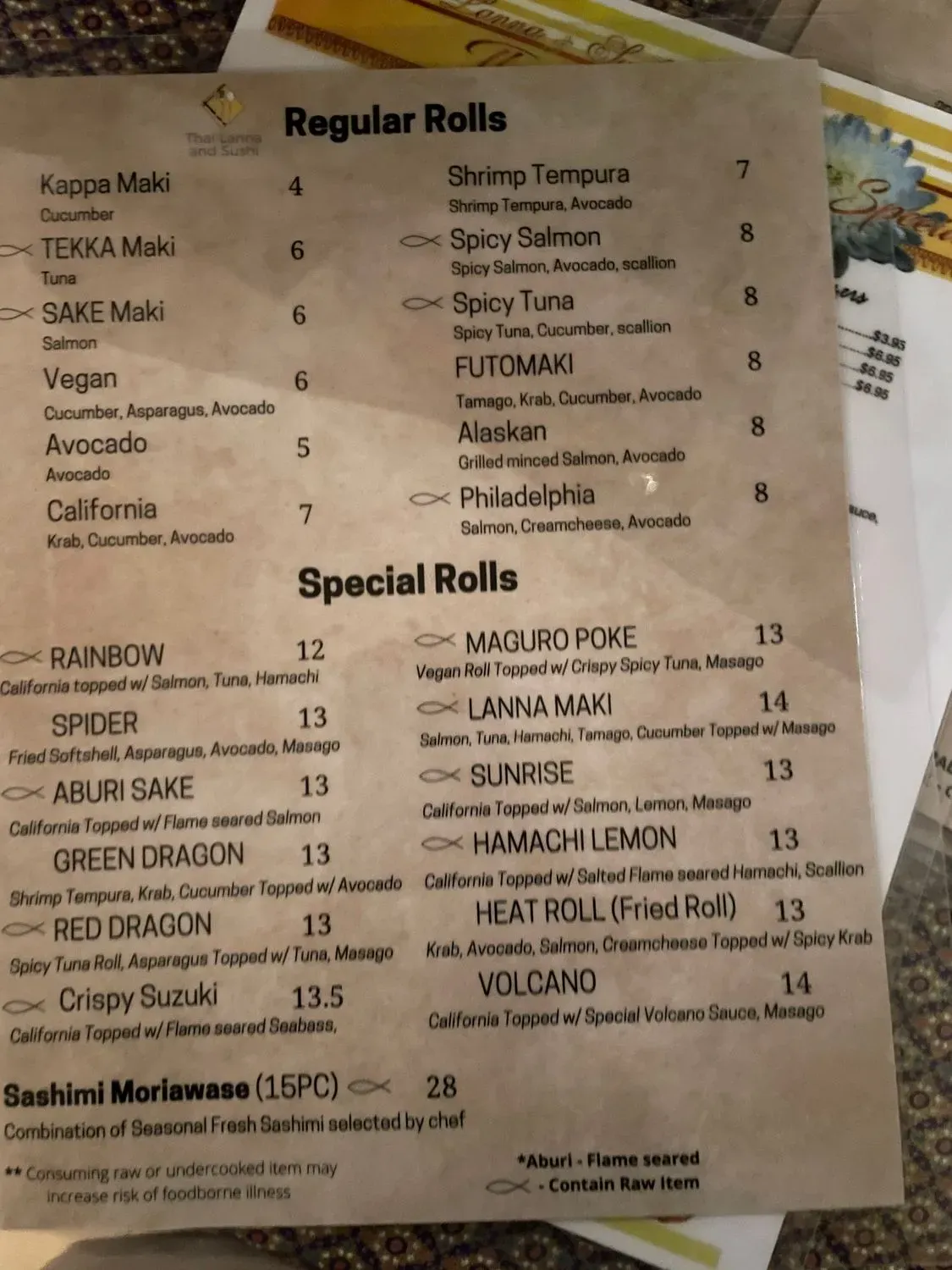 Menu 4