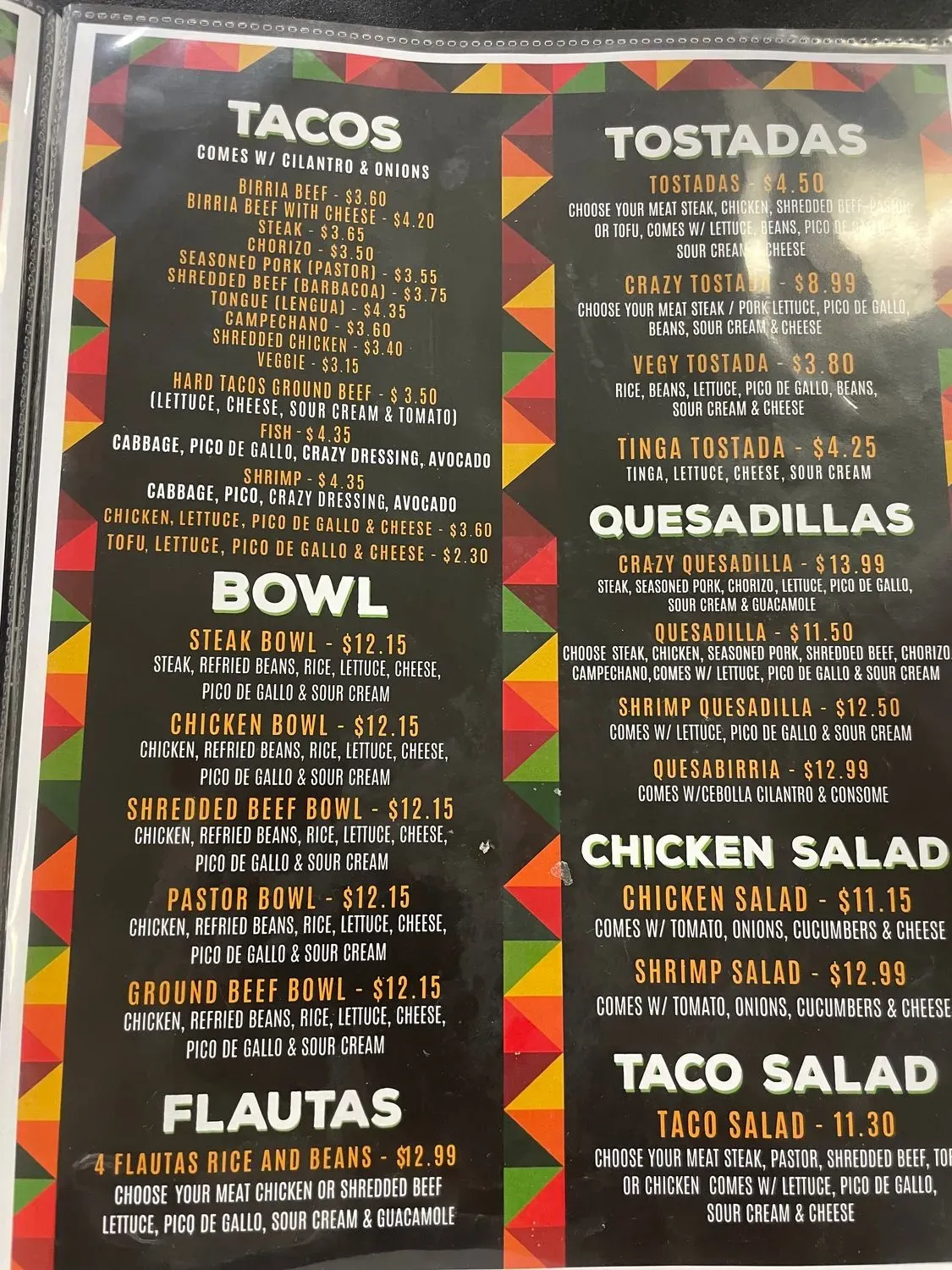 Menu 3