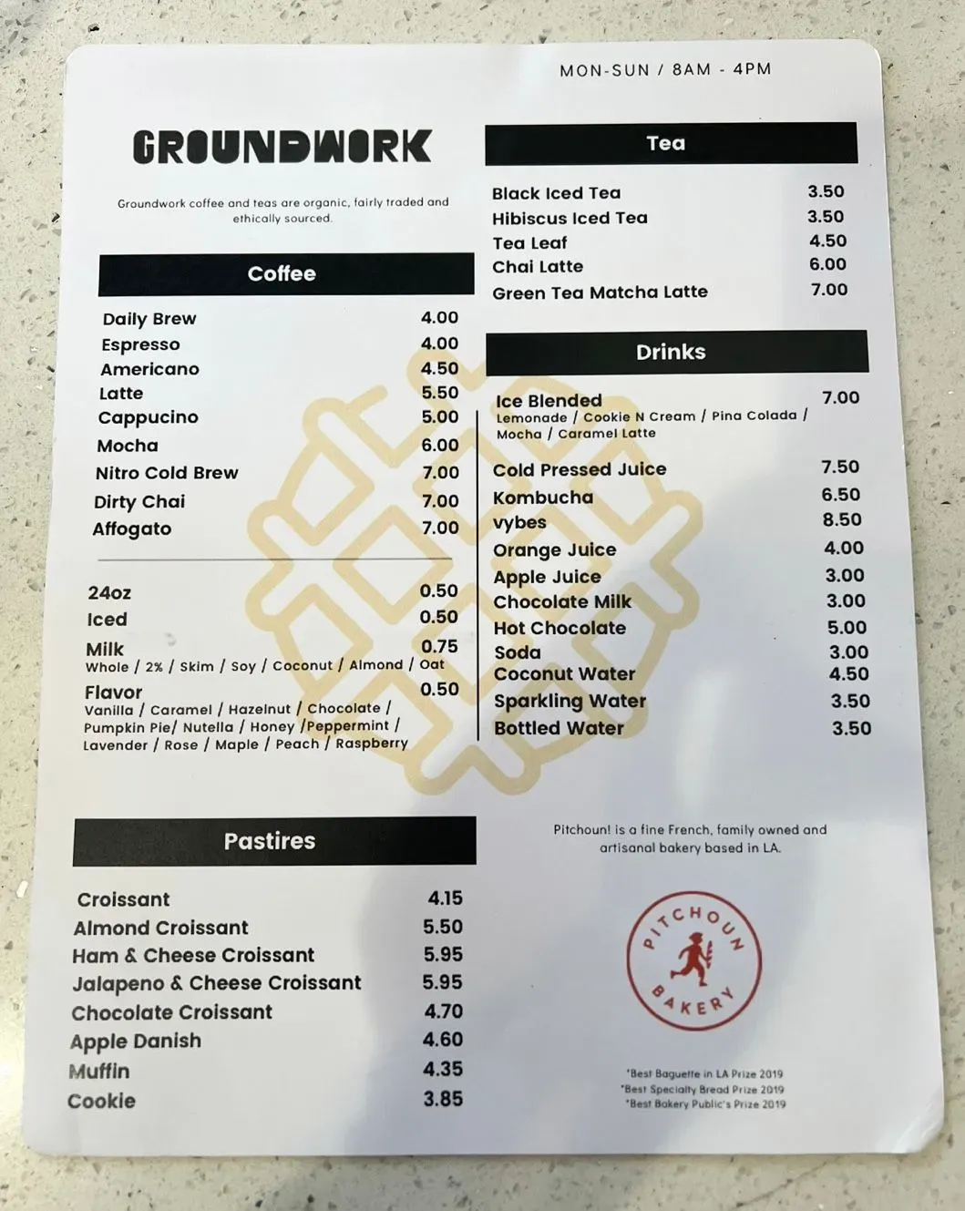 Menu 4