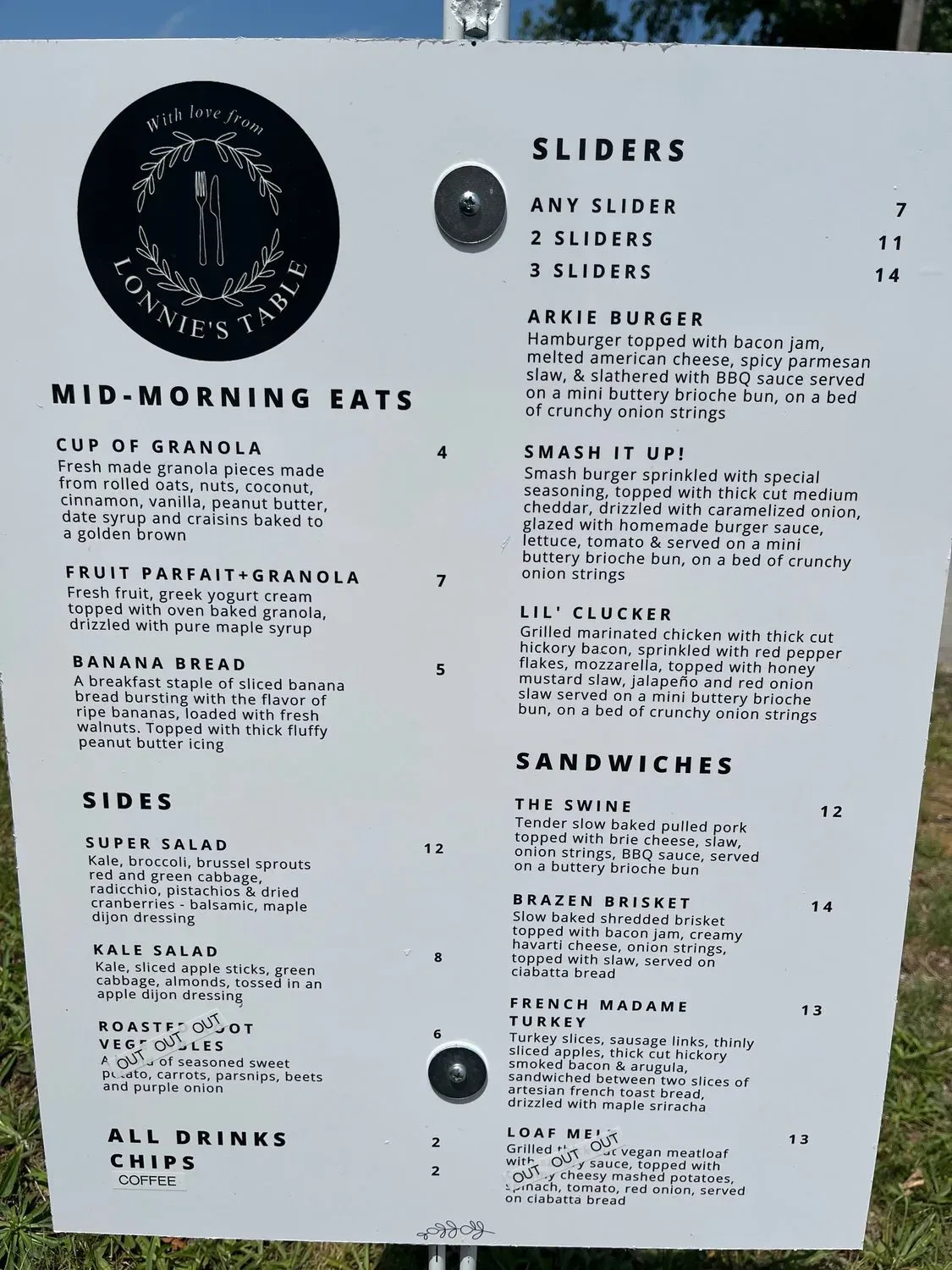 Menu 2