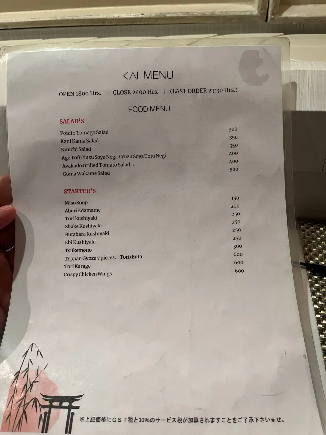 Menu 2