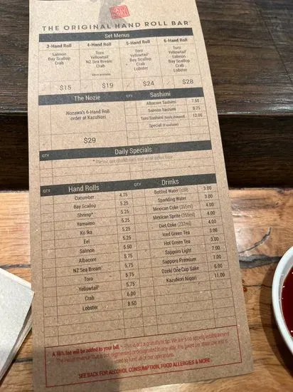 Menu 5