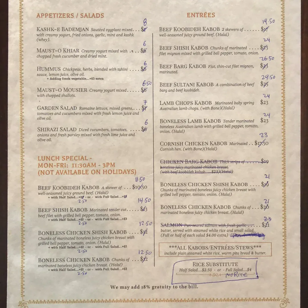 Menu 2