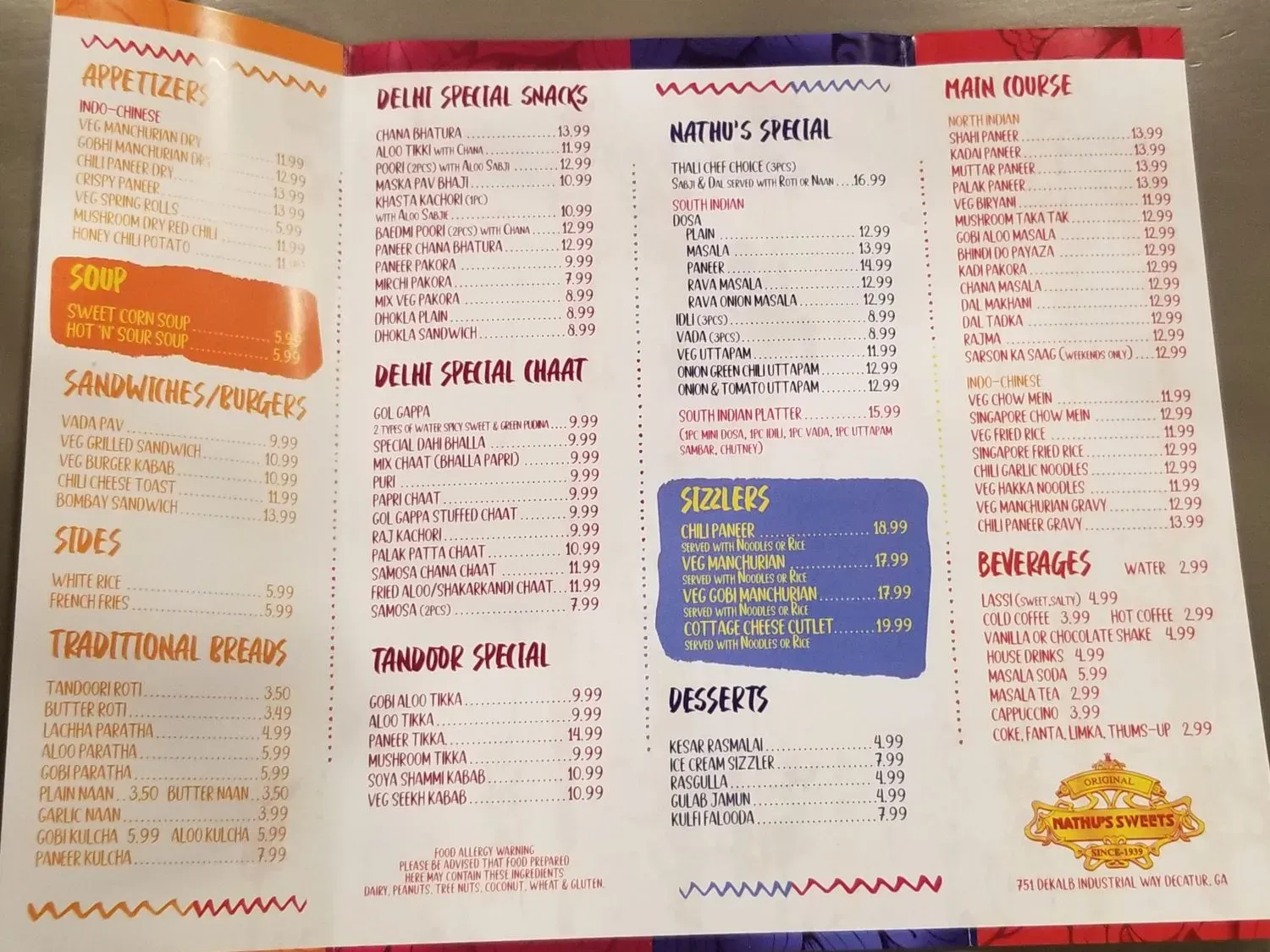 Menu 2