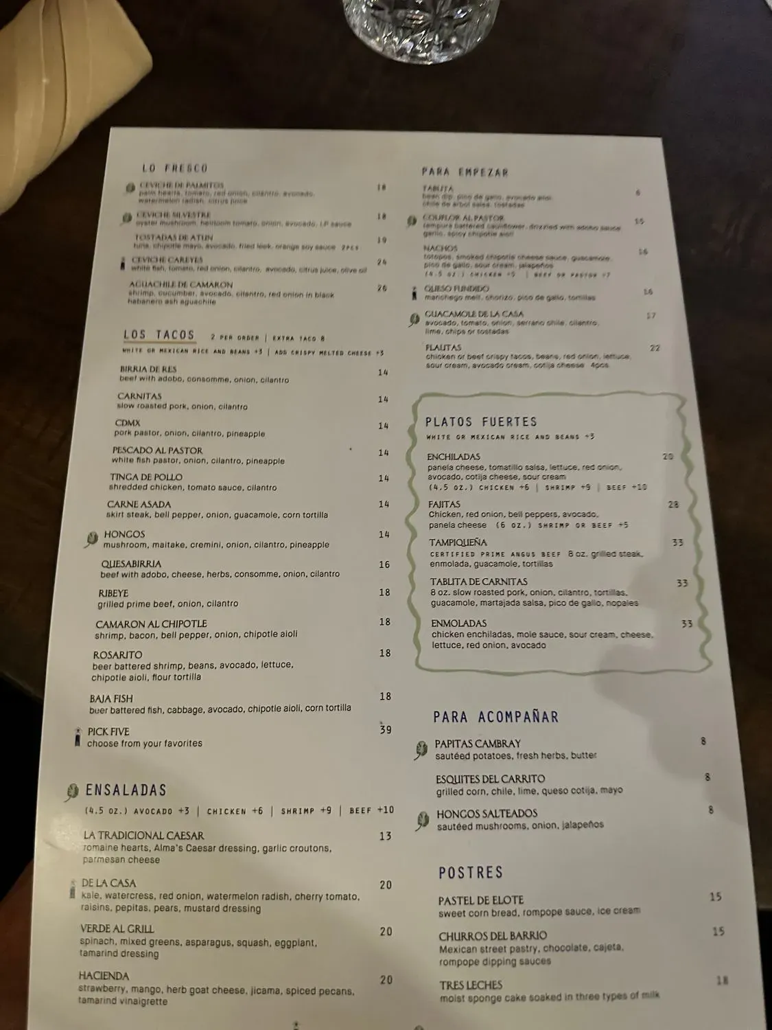 Menu 2