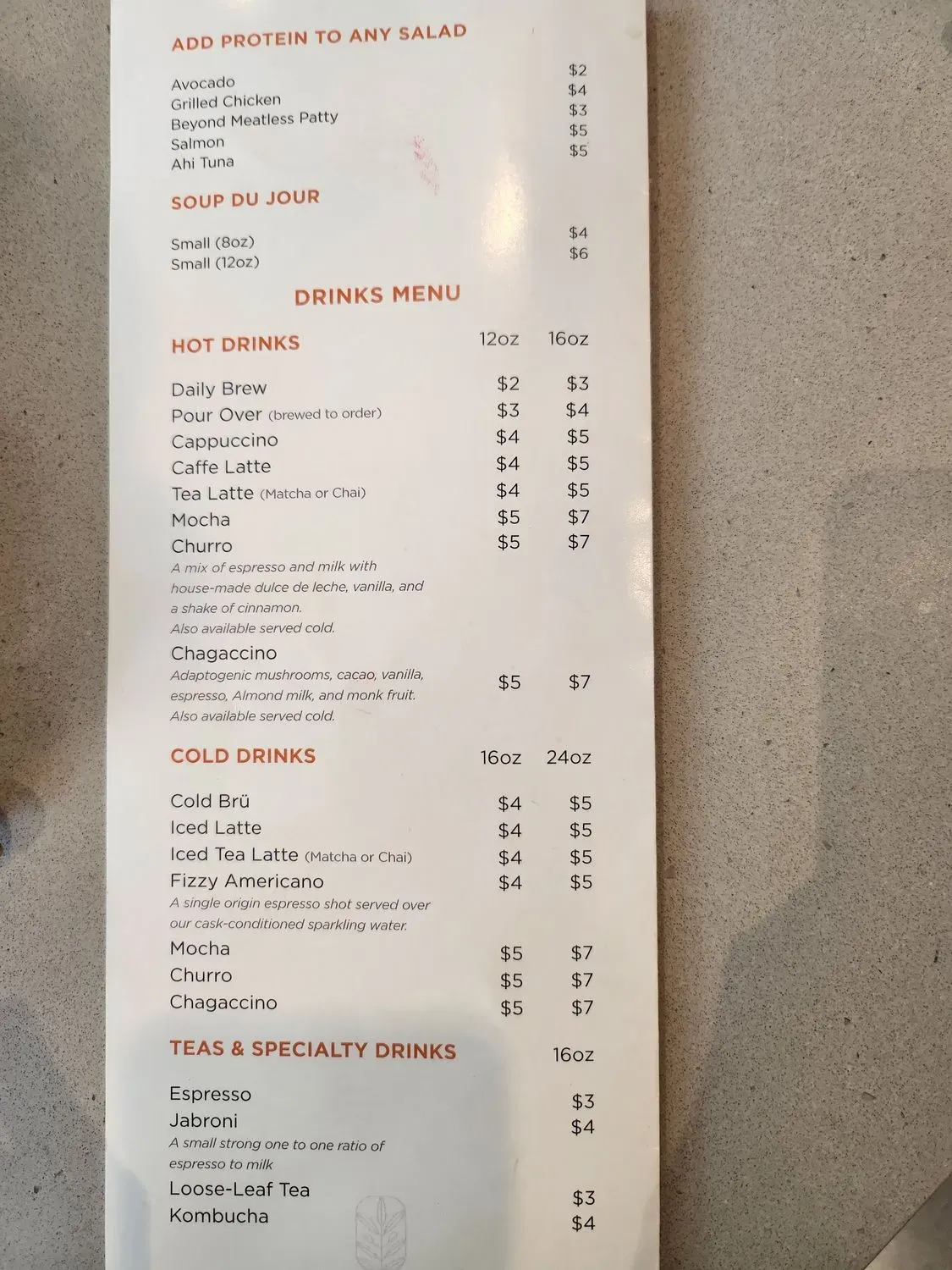 Menu 4