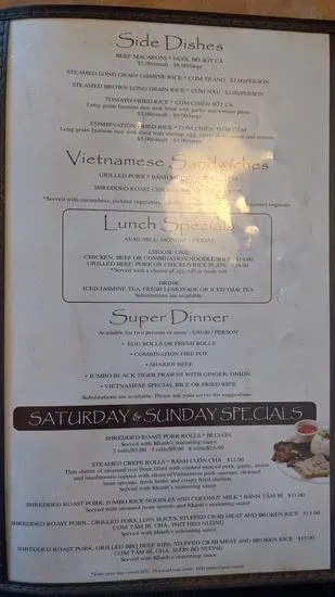 Menu 6