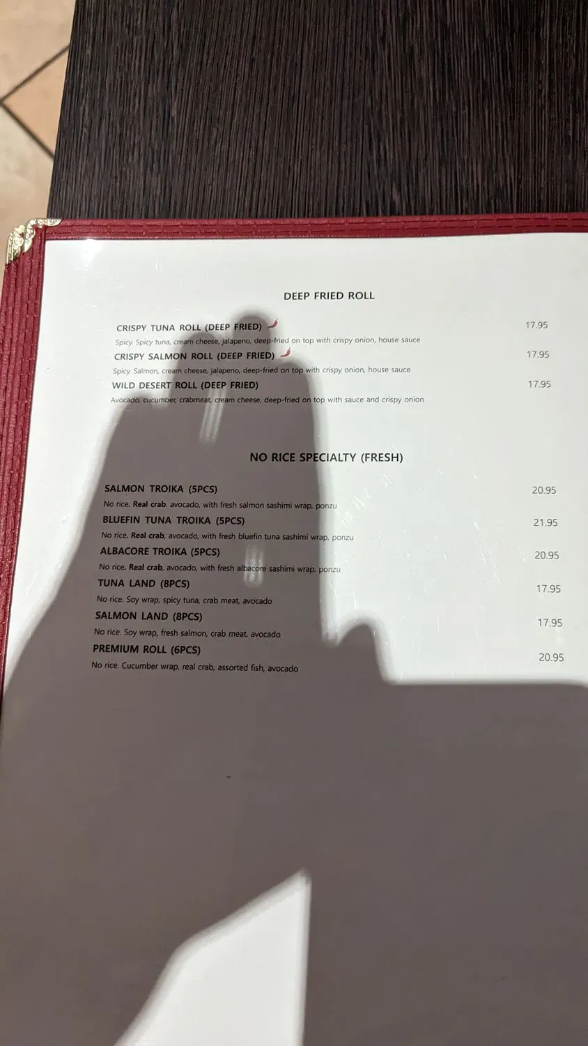 Menu 6