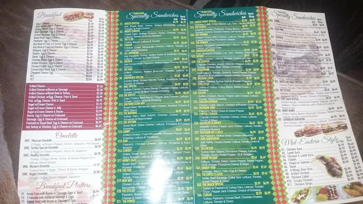 Menu 3