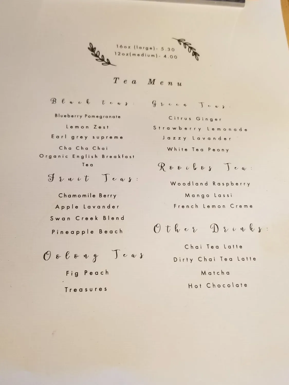 Menu 6