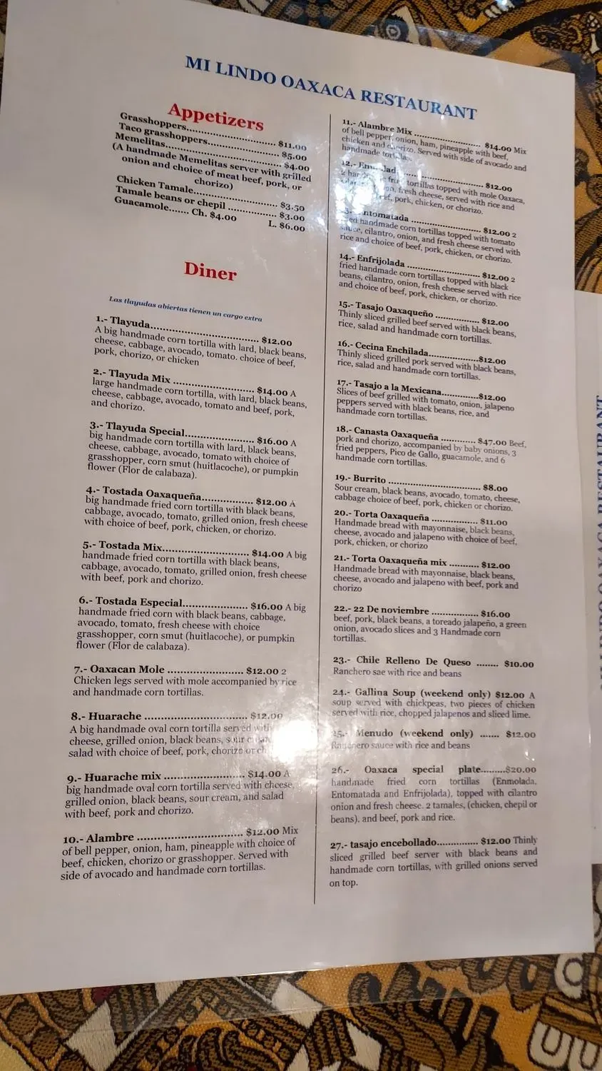 Menu 3