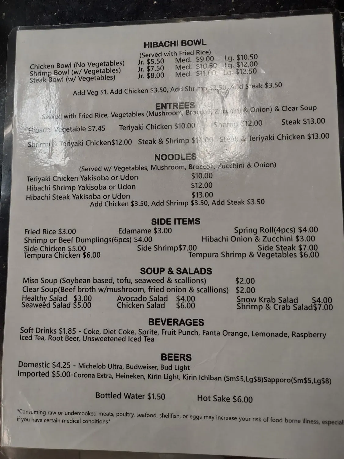 Menu 4