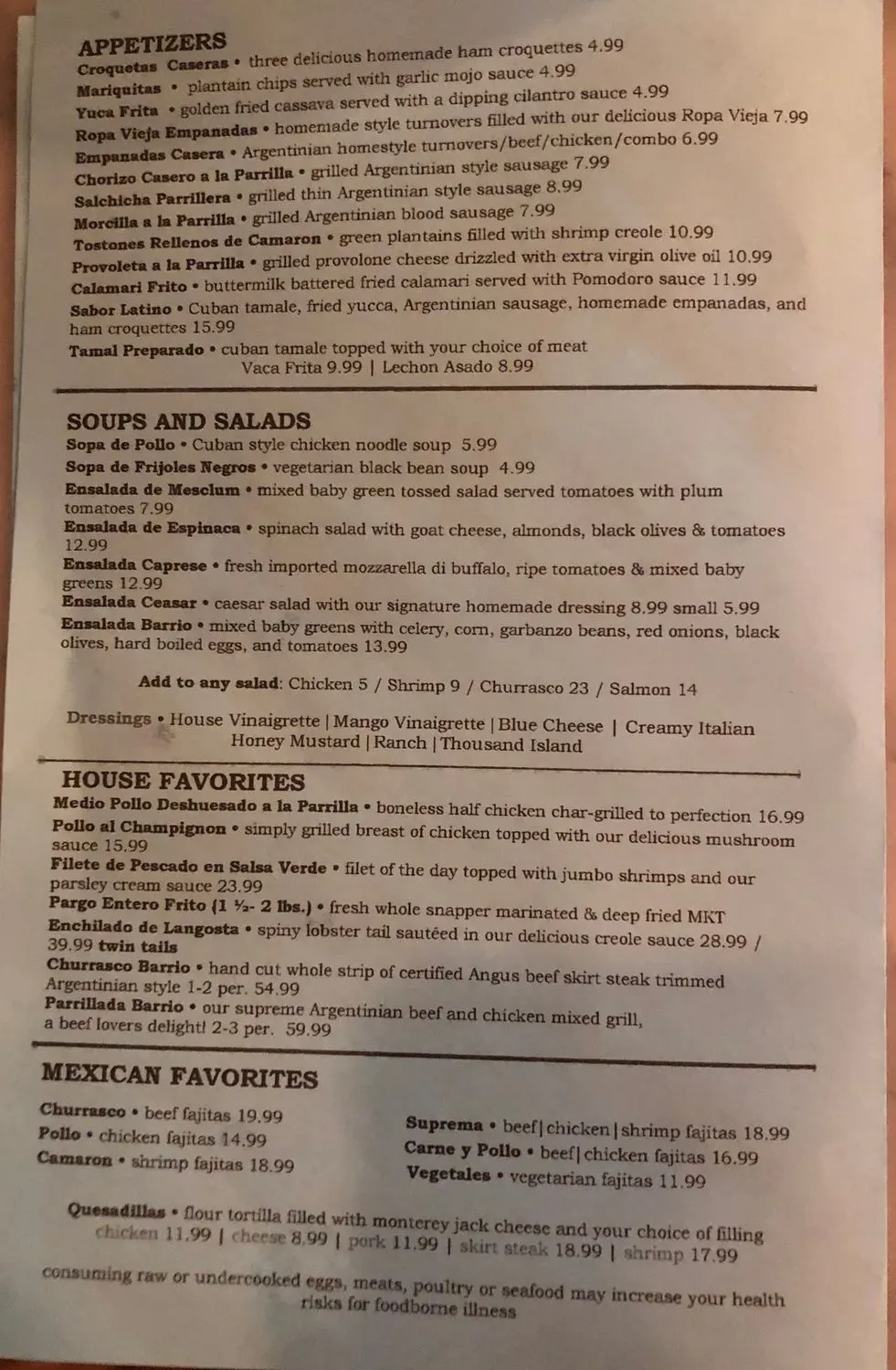 Menu 3