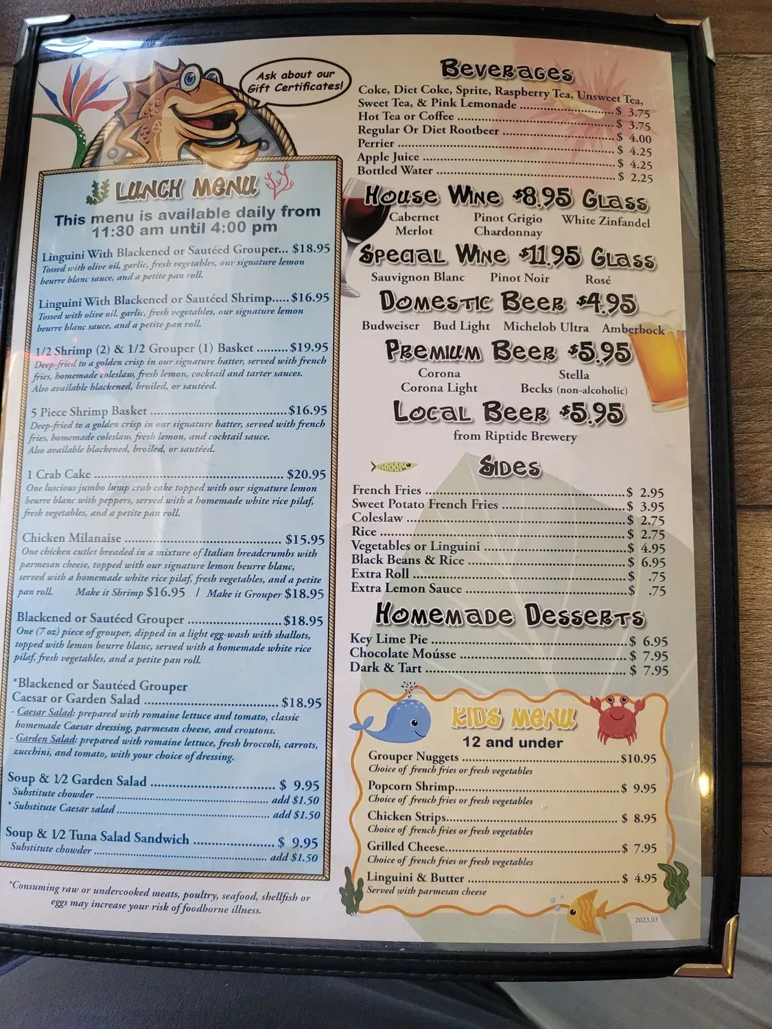 Menu 5