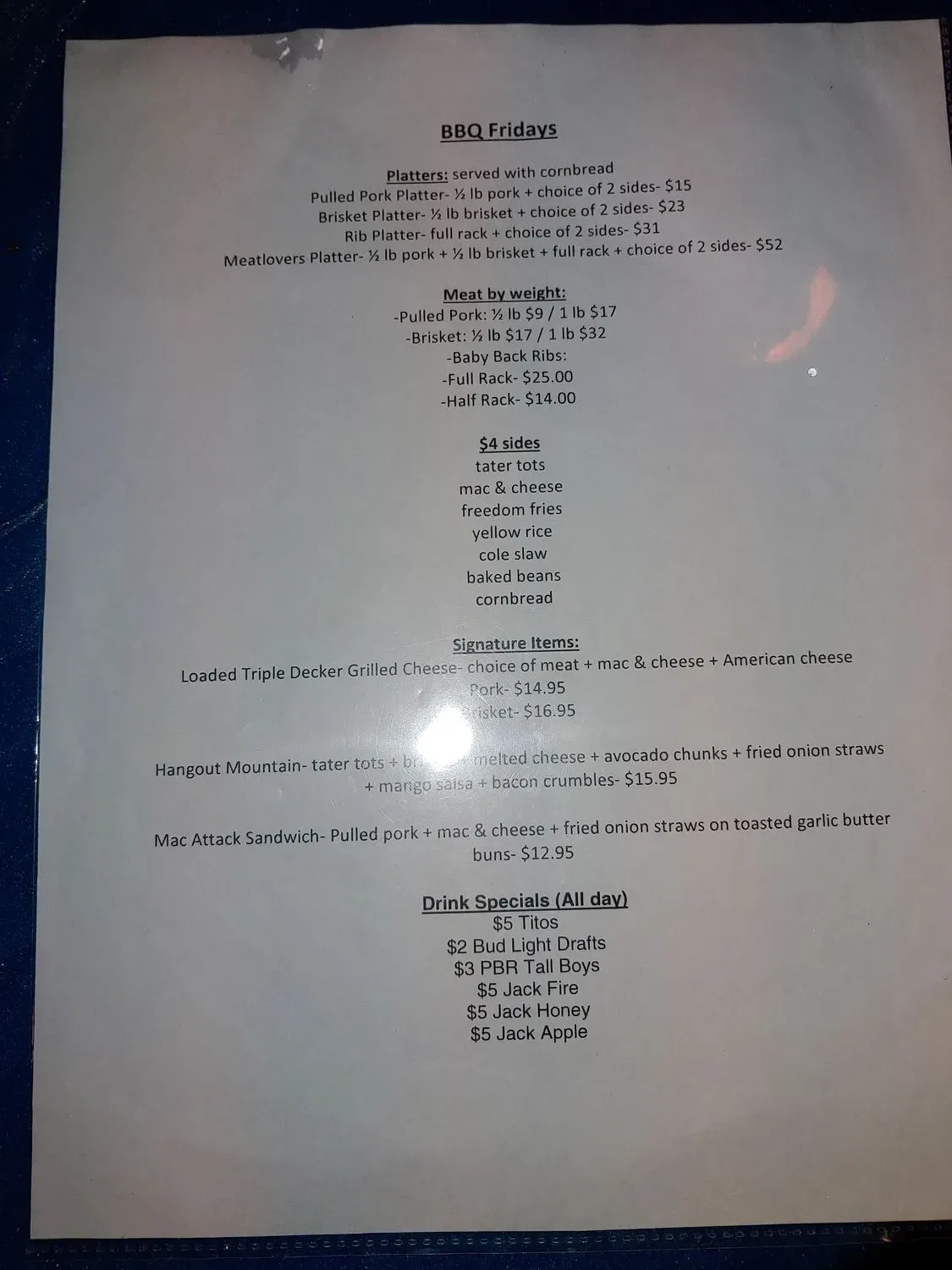 Menu 3